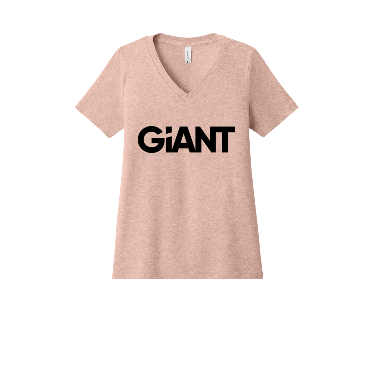 giantworldwide-womens-relaxed-v-neck-tee-dtf-front-6405CVC-heatherpeach-flat-front