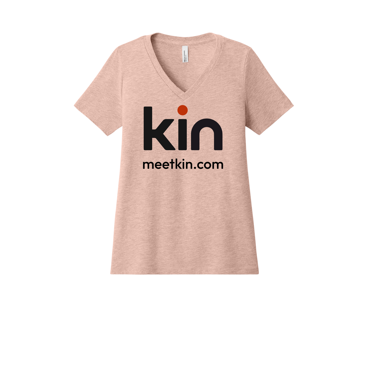 kin-womens-relaxed-v-neck-tee-dtf-front-6405CVC-heatherpeach-flat-front