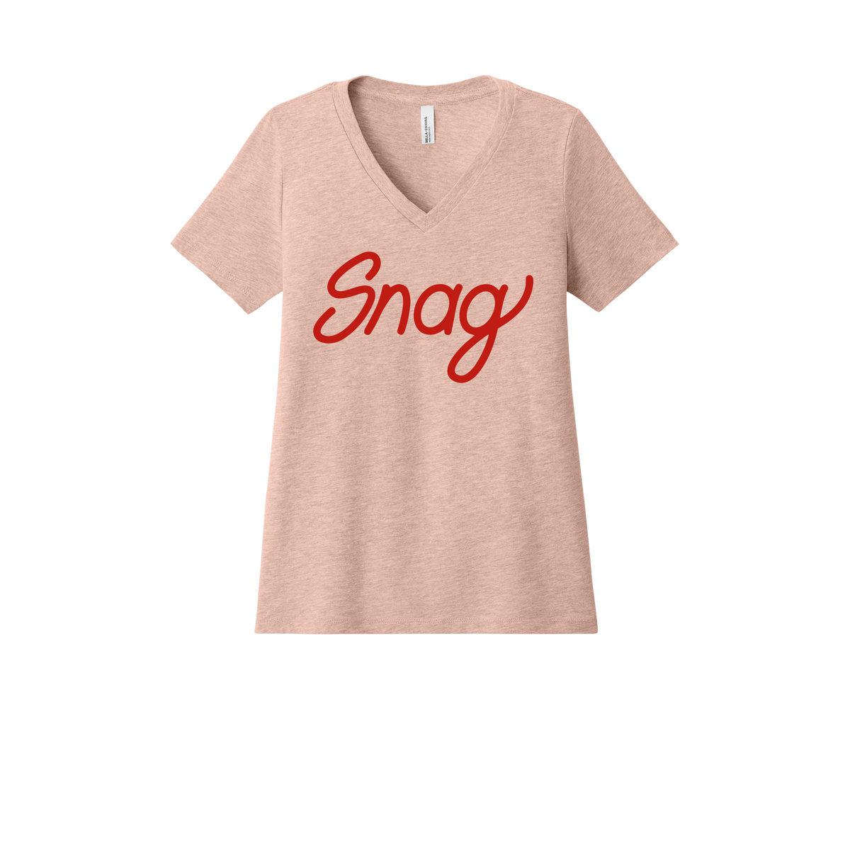 snagdelivery-womens-relaxed-v-neck-tee-dtf-front-6405CVC-heatherpeach-flat-front