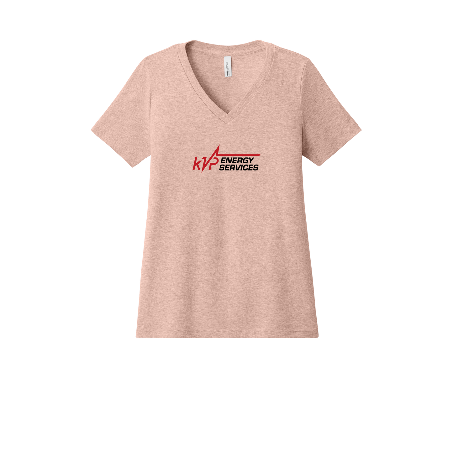 kvpenergy-womens-relaxed-v-neck-tee-dtf-front-6405CVC-heatherpeach-flat-front