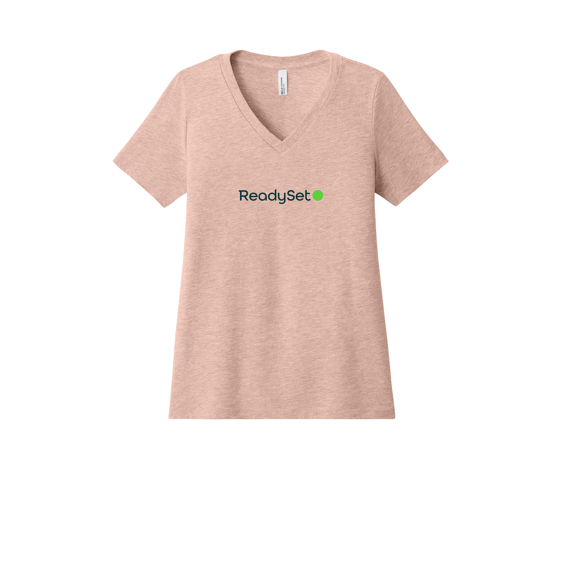 readysetsurgical-womens-relaxed-v-neck-tee-dtf-front-6405CVC-heatherpeach-flat-front