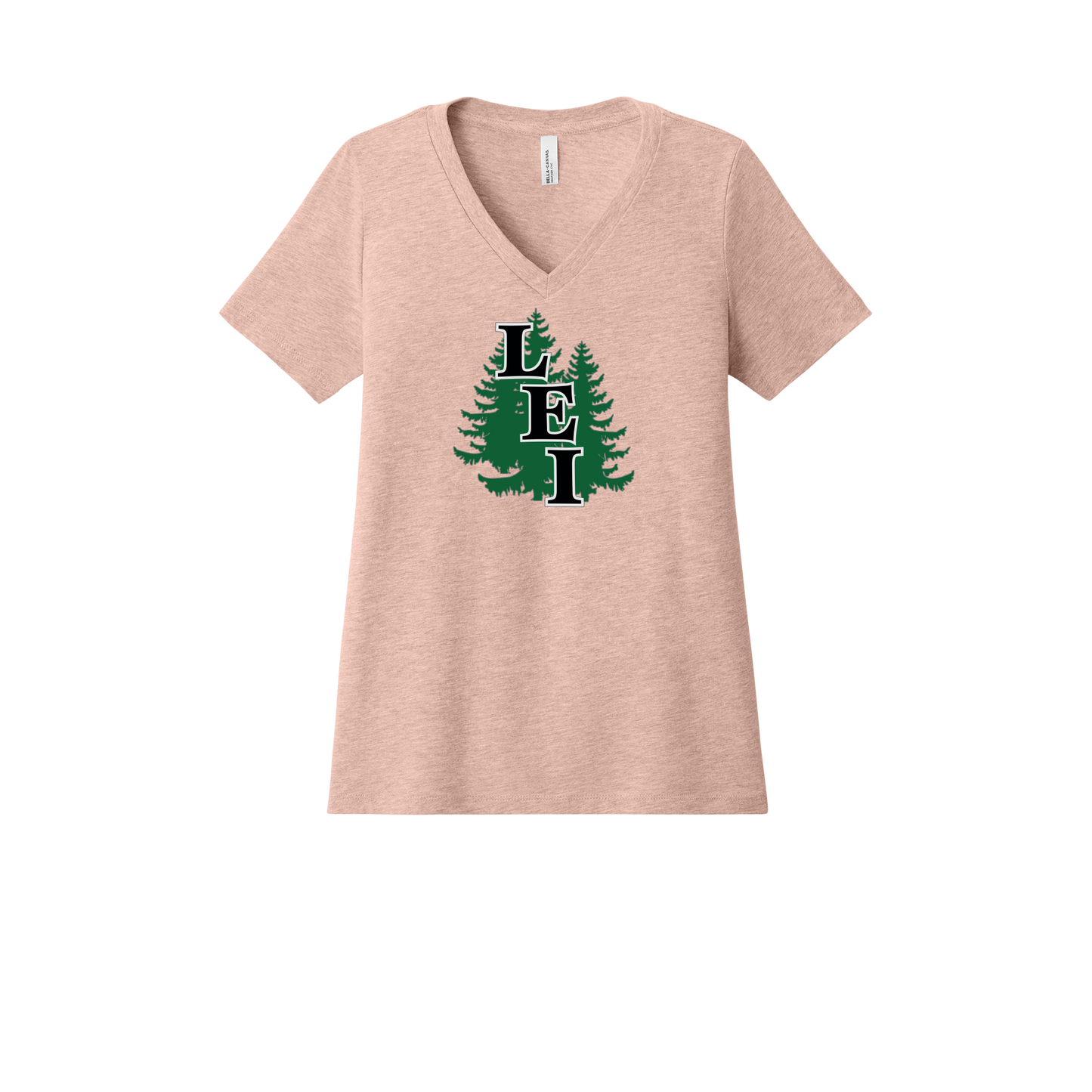 leisite-womens-relaxed-v-neck-tee-dtf-front-6405CVC-heatherpeach-flat-front