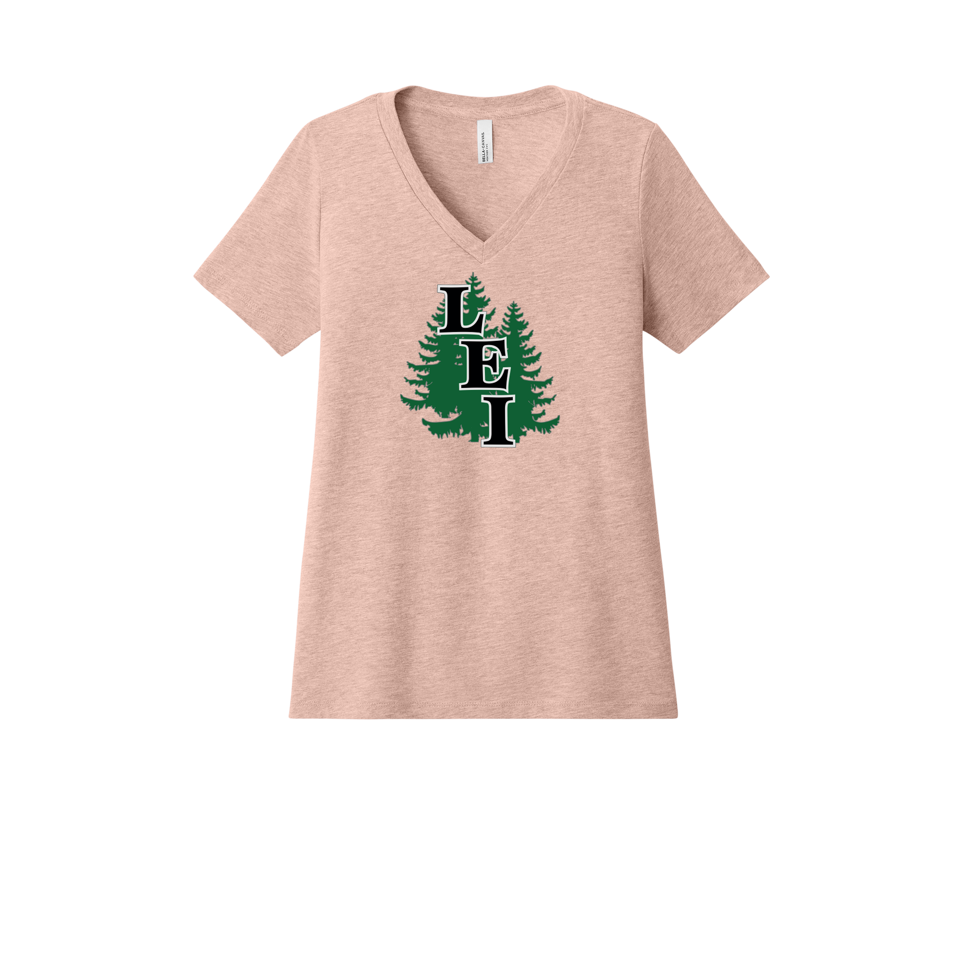 leisite-womens-relaxed-v-neck-tee-dtf-front-6405CVC-heatherpeach-flat-front