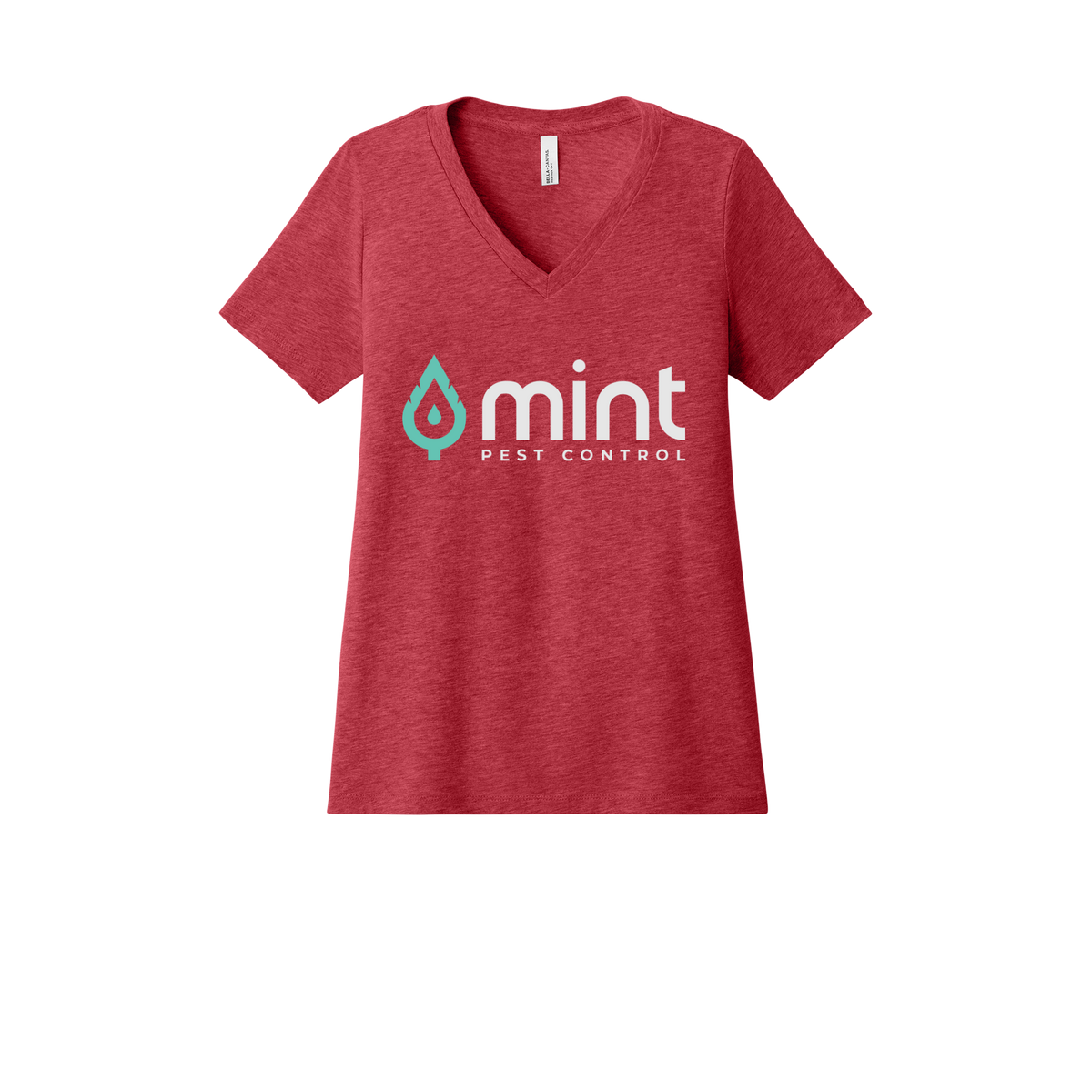 mintpest-womens-relaxed-v-neck-tee-dtf-front-6405CVC-heatherred-flat-front