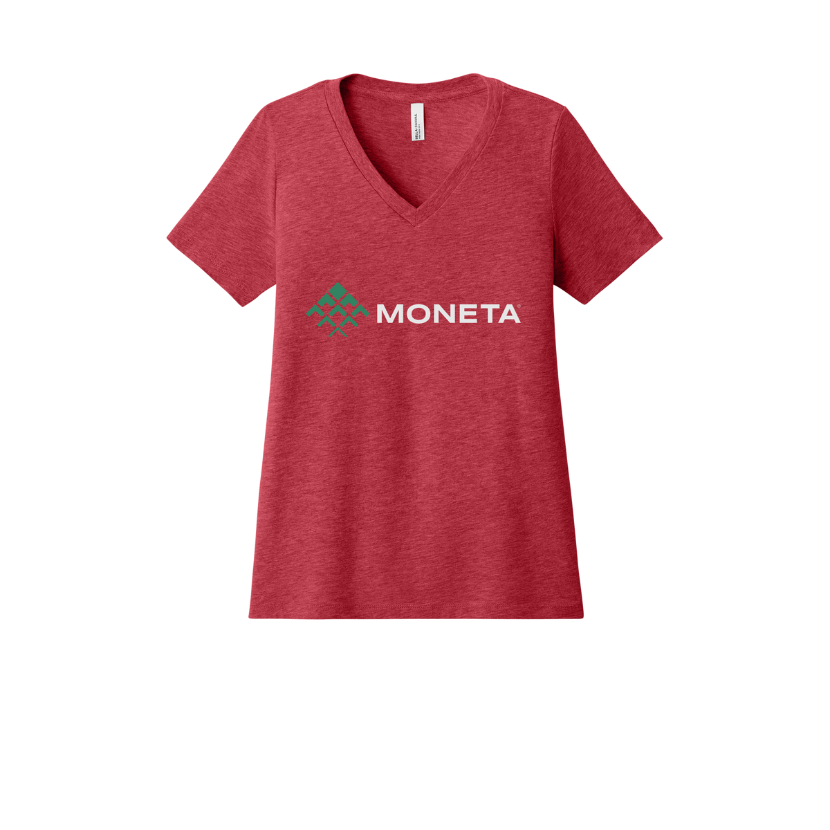 monetagroup-womens-relaxed-v-neck-tee-dtf-front-6405CVC-heatherred-flat-front