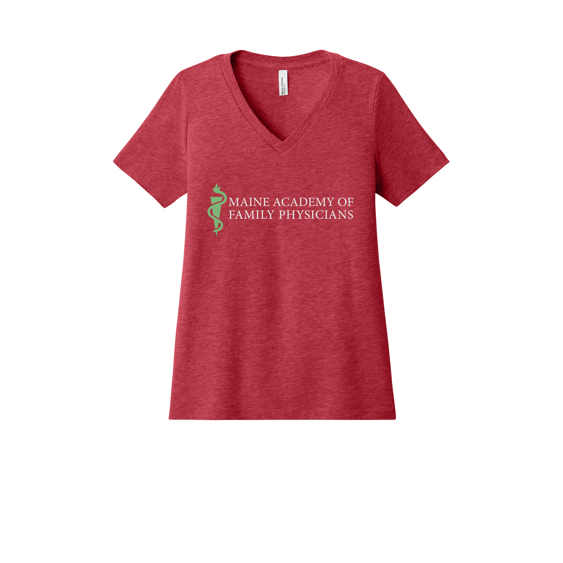 maineafp-womens-relaxed-v-neck-tee-dtf-front-6405CVC-heatherred-flat-front
