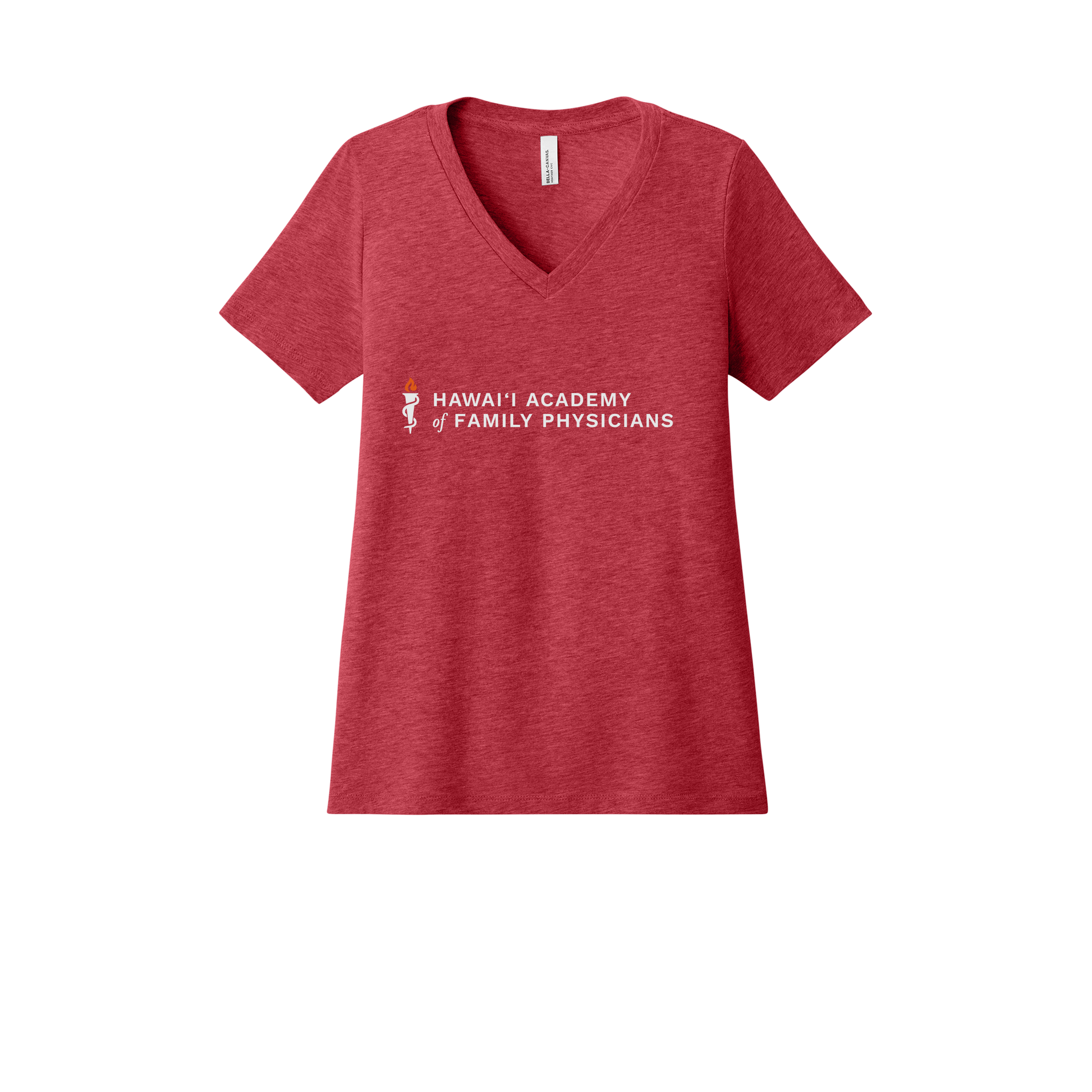hafp-womens-relaxed-v-neck-tee-dtf-front-6405CVC-heatherred-flat-front