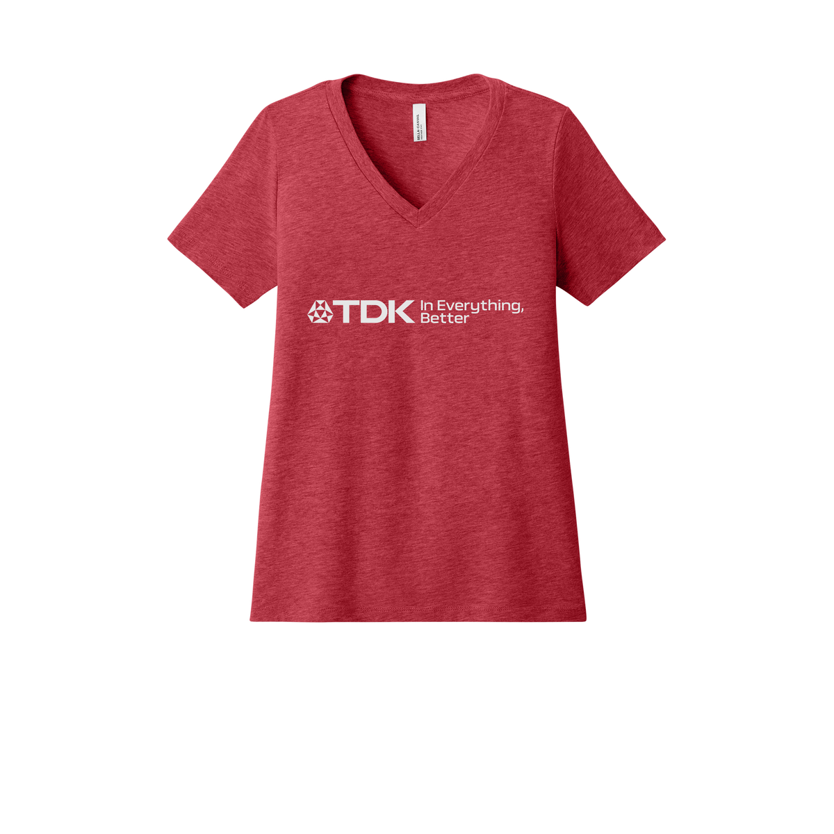 tdk-womens-relaxed-v-neck-tee-dtf-front-6405CVC-heatherred-flat-front
