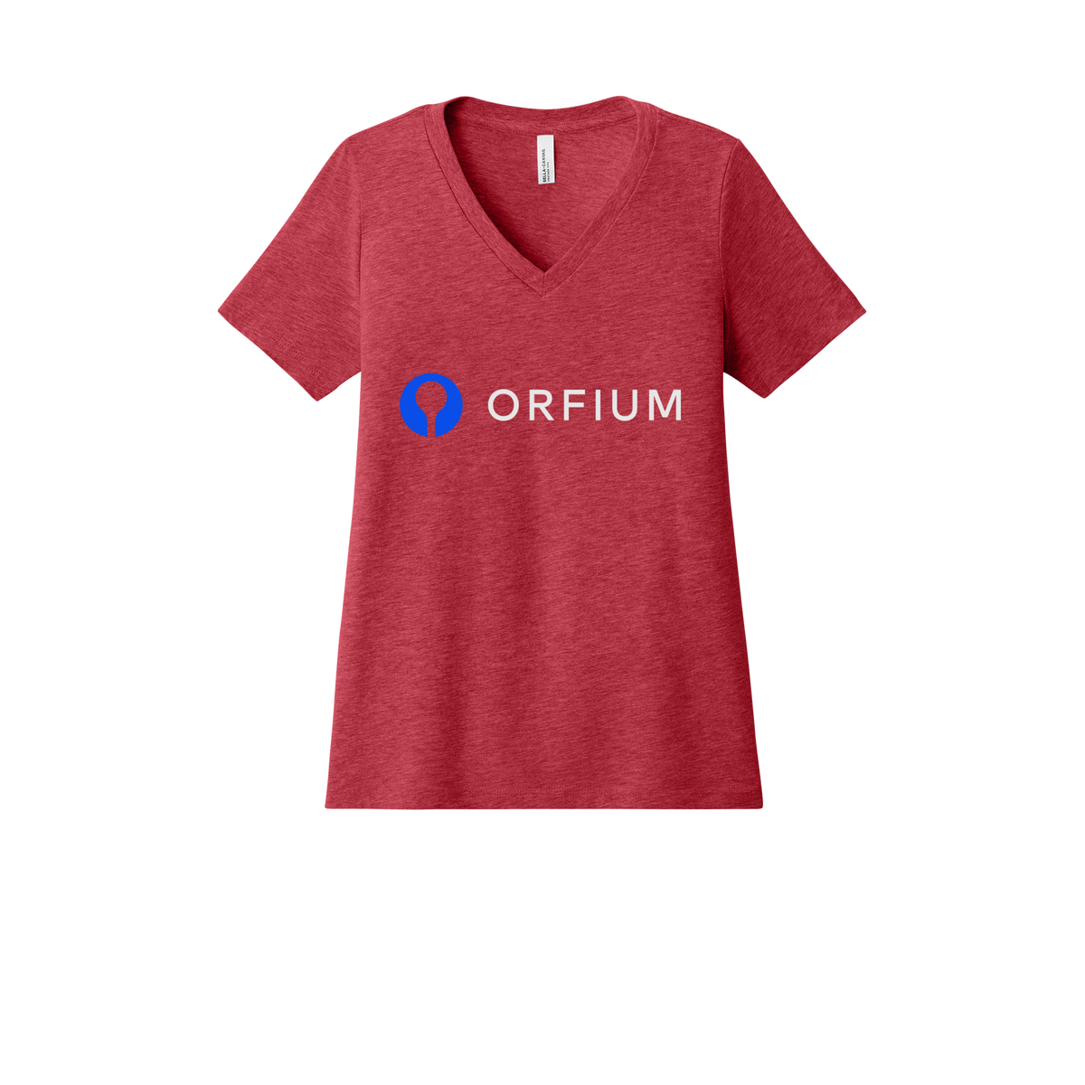 orfium-womens-relaxed-v-neck-tee-dtf-front-6405CVC-heatherred-flat-front