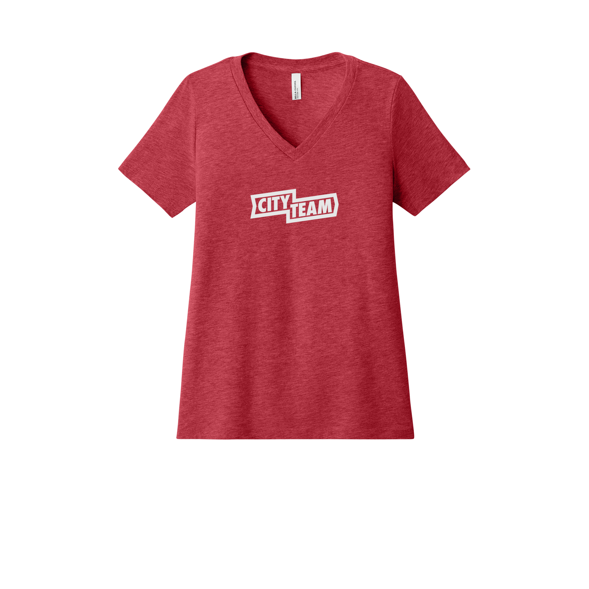 cityteam-womens-relaxed-v-neck-tee-dtf-front-6405CVC-heatherred-flat-front