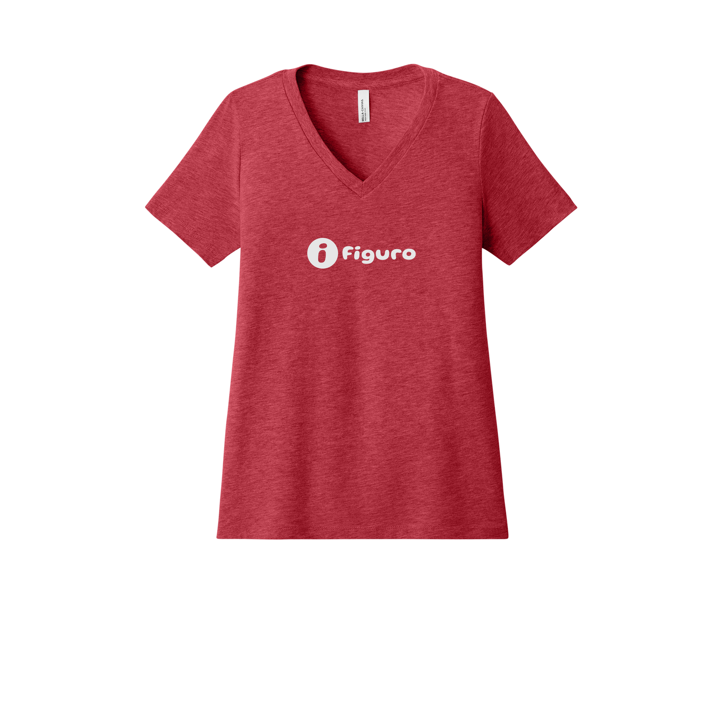 getfiguro-womens-relaxed-v-neck-tee-dtf-front-6405CVC-heatherred-flat-front