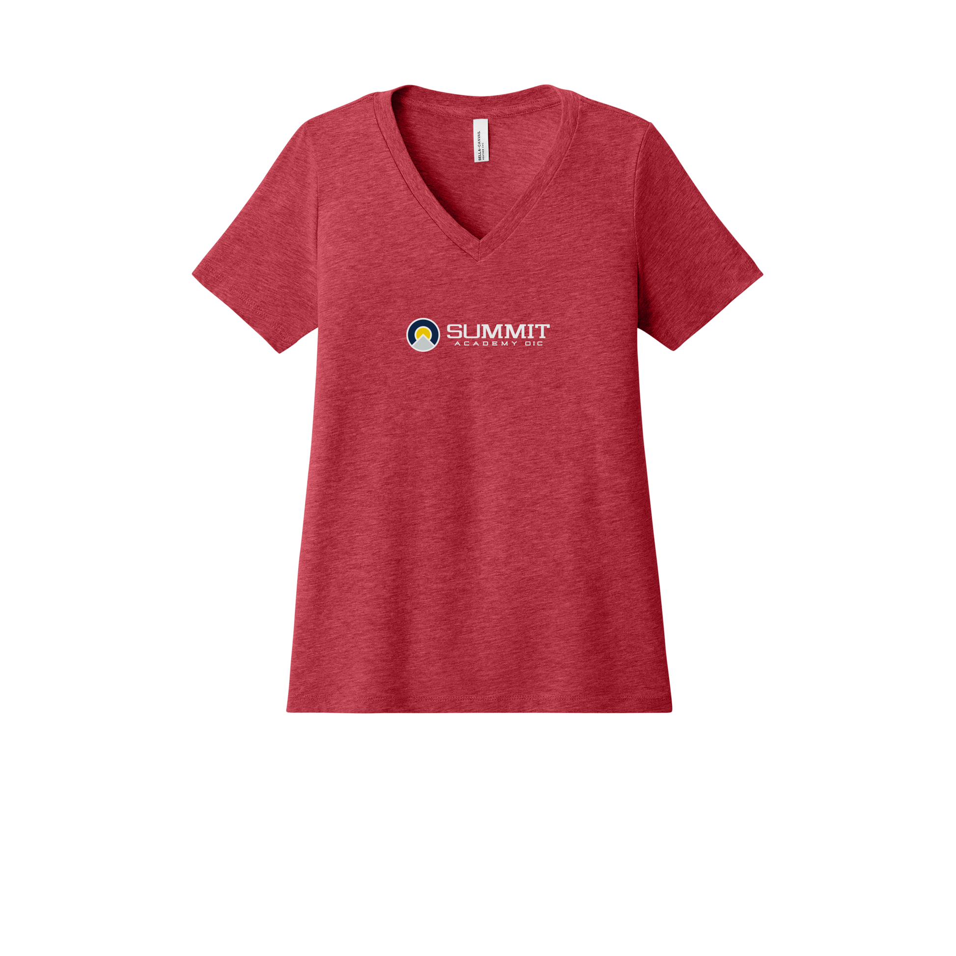 saoic-womens-relaxed-v-neck-tee-dtf-front-6405CVC-heatherred-flat-front