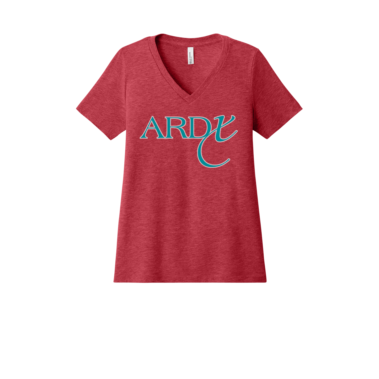 ardx-womens-relaxed-v-neck-tee-dtf-front-6405CVC-heatherred-flat-front