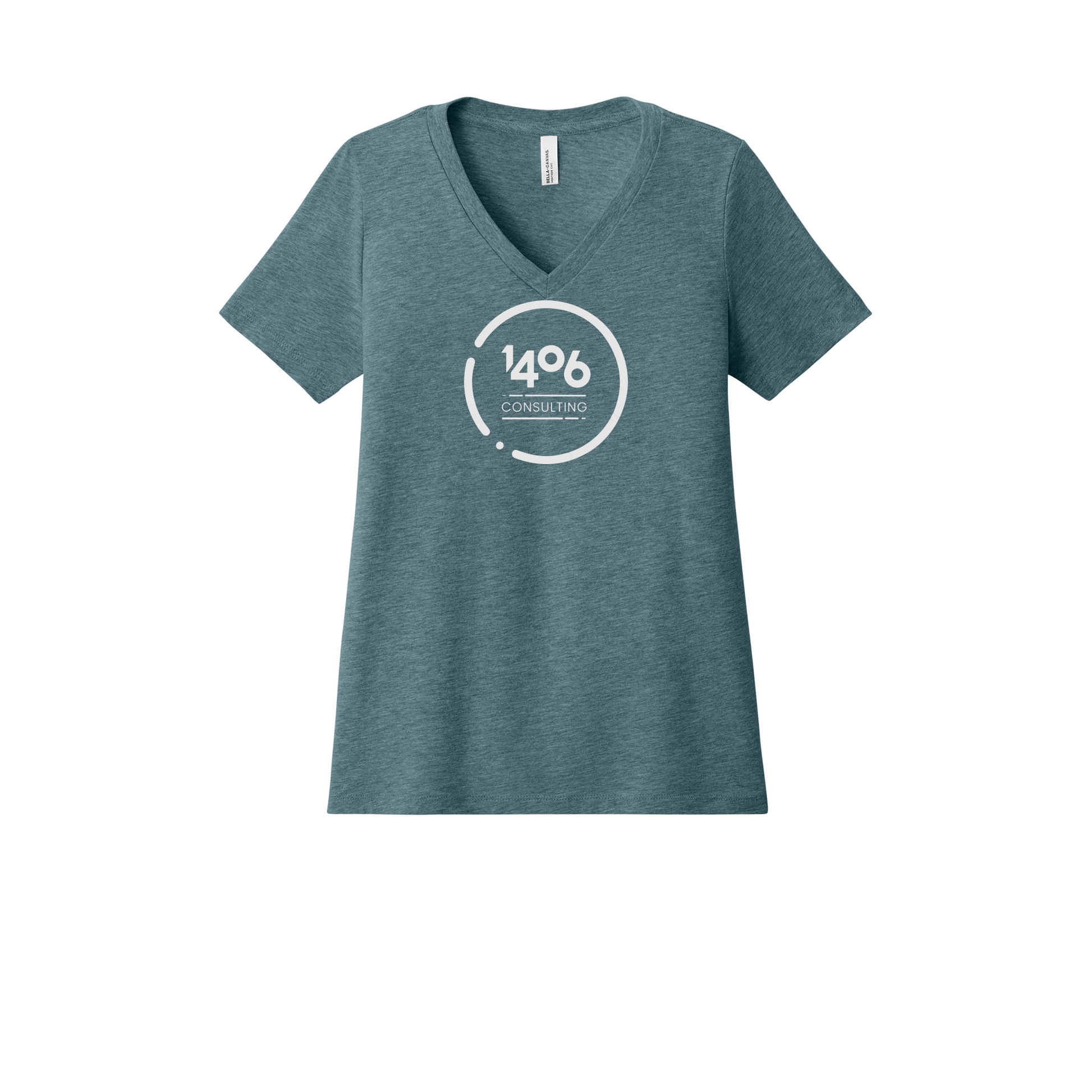 1406consulting-womens-relaxed-v-neck-tee-dtf-front-6405CVC-heatherslate-flat-front
