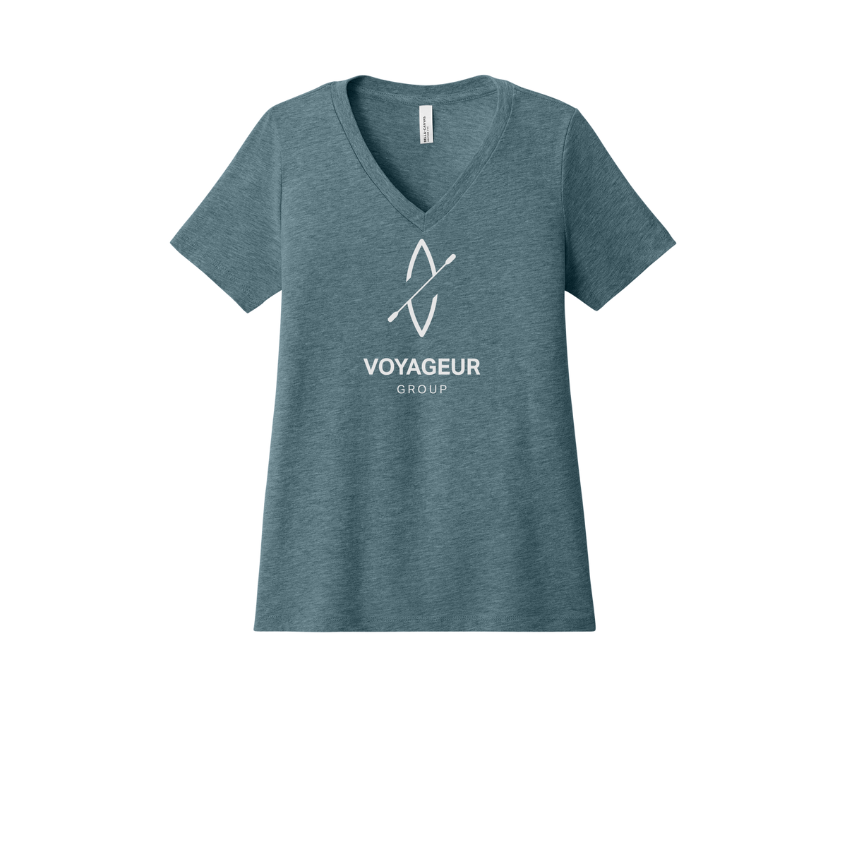 voyageurgroup-womens-relaxed-v-neck-tee-dtf-front-6405CVC-heatherslate-flat-front