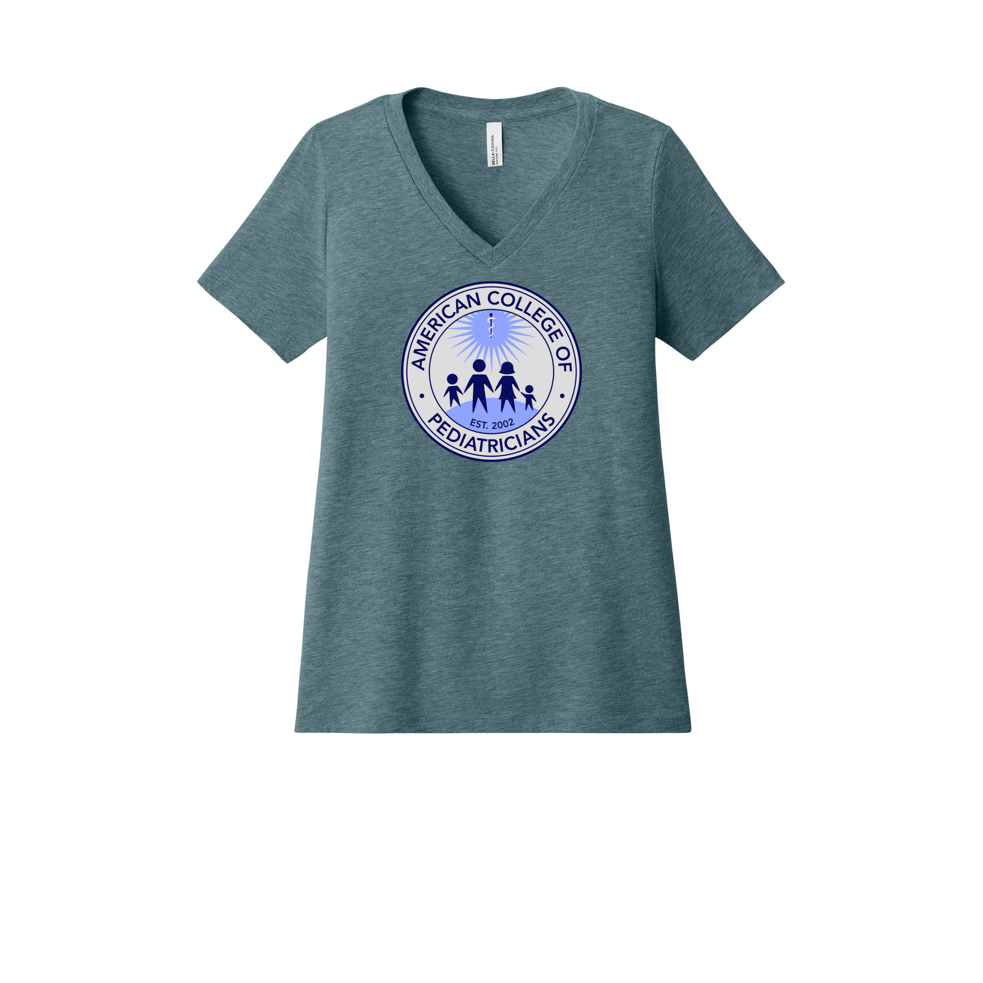 acpeds-womens-relaxed-v-neck-tee-dtf-front-6405CVC-heatherslate-flat-front