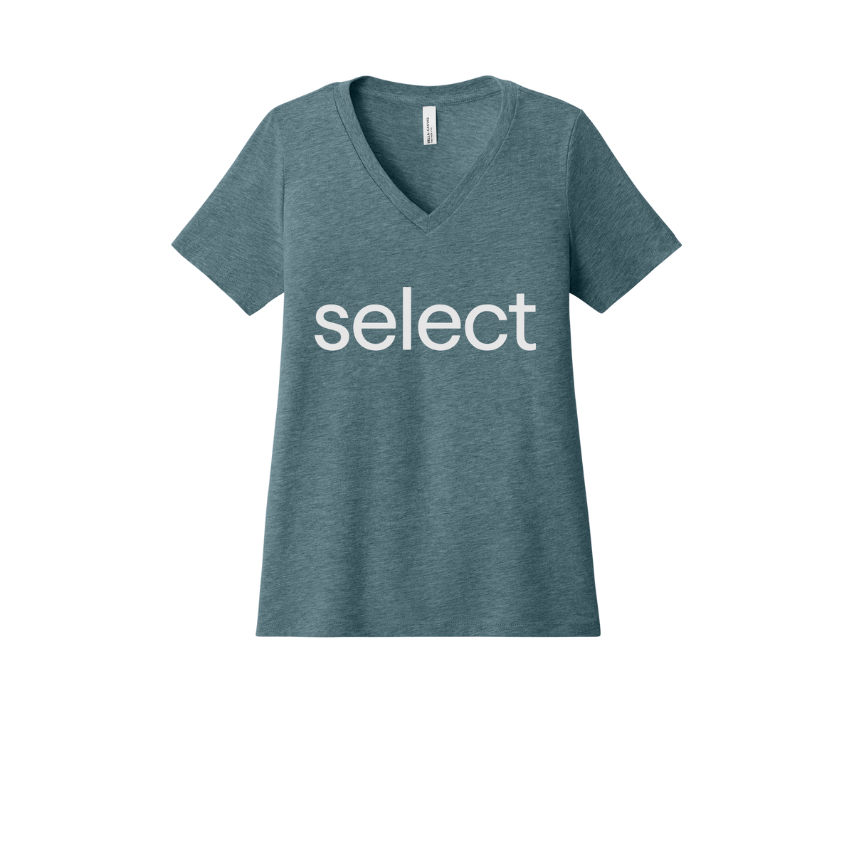 meetselect-womens-relaxed-v-neck-tee-dtf-front-6405CVC-heatherslate-flat-front