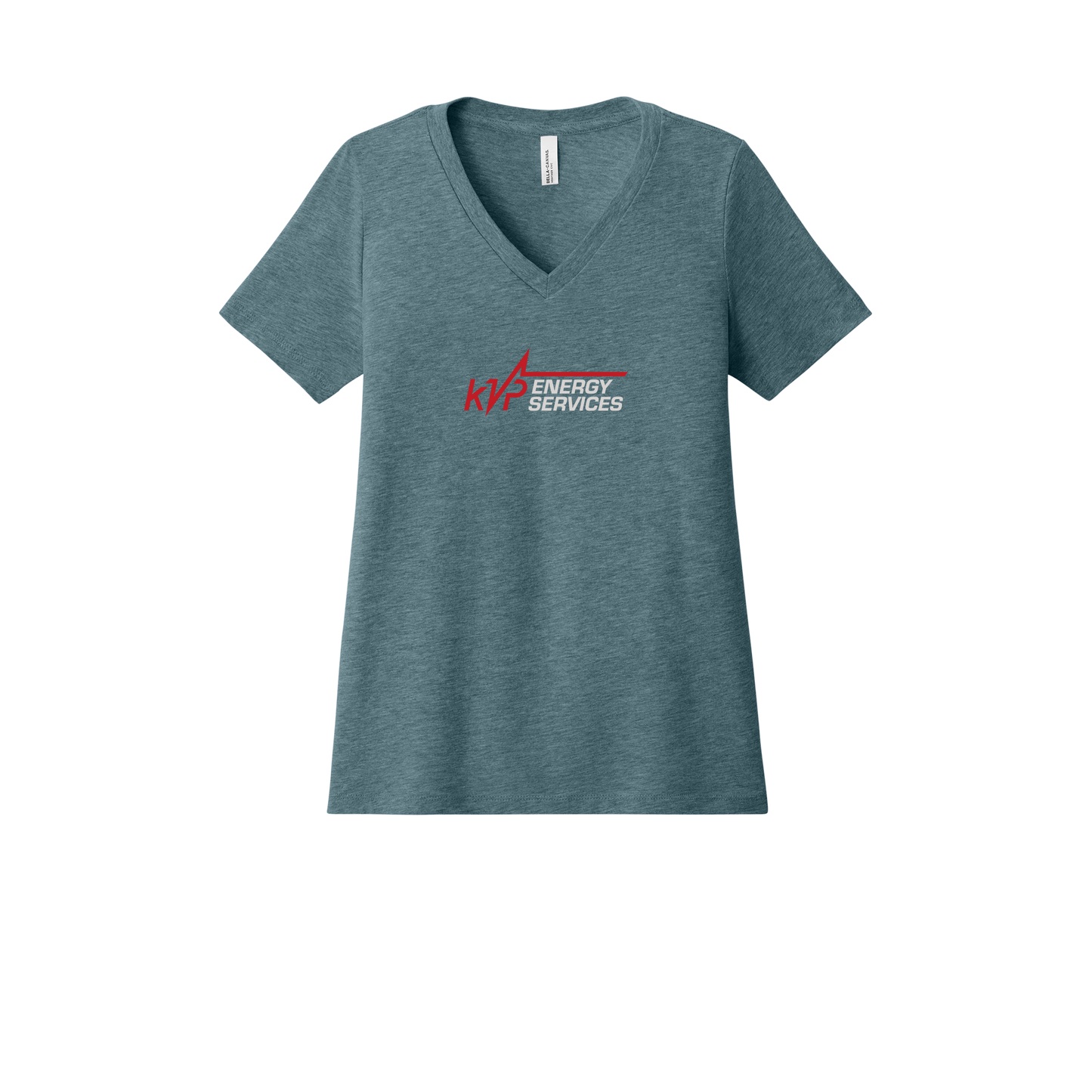 kvpenergy-womens-relaxed-v-neck-tee-dtf-front-6405CVC-heatherslate-flat-front