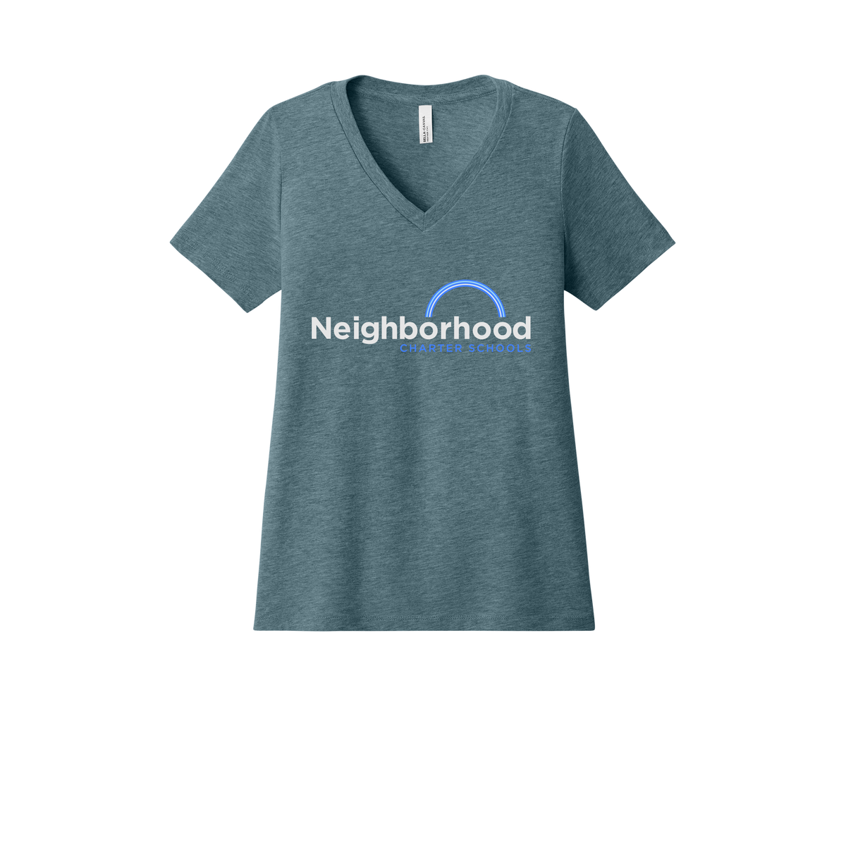 ncschools-womens-relaxed-v-neck-tee-dtf-front-6405CVC-heatherslate-flat-front