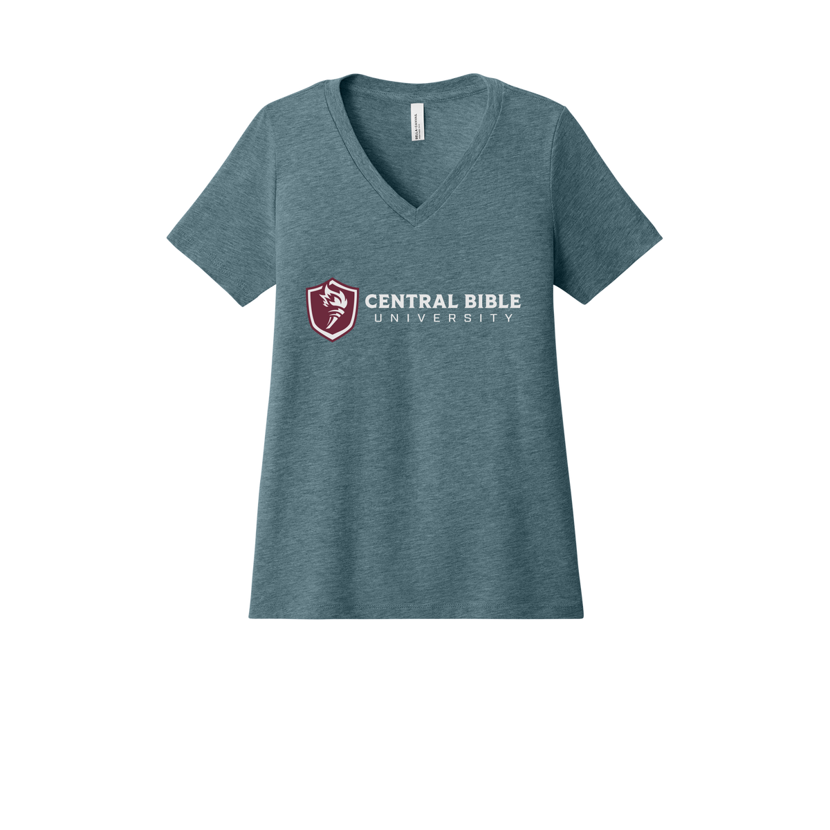 centralbible-womens-relaxed-v-neck-tee-dtf-front-6405CVC-heatherslate-flat-front