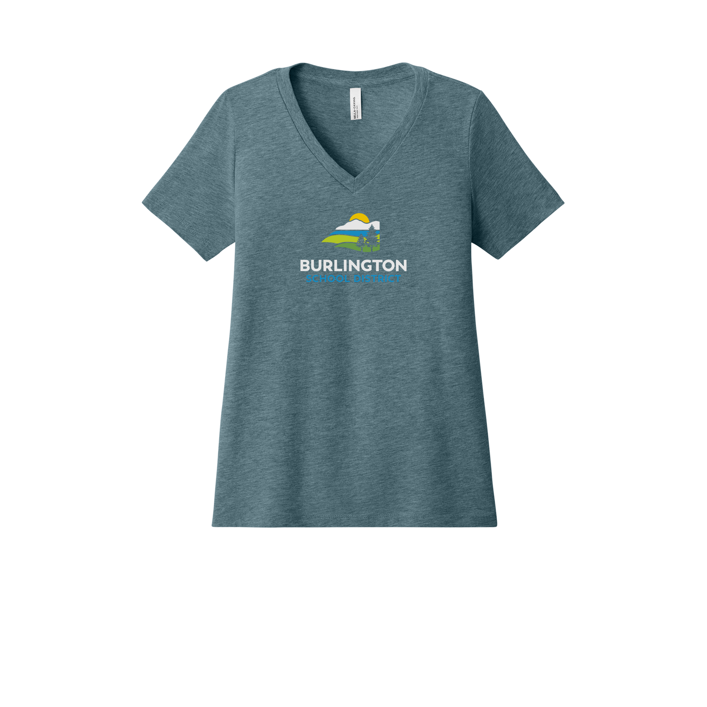 bsdvt-womens-relaxed-v-neck-tee-dtf-front-6405CVC-heatherslate-flat-front