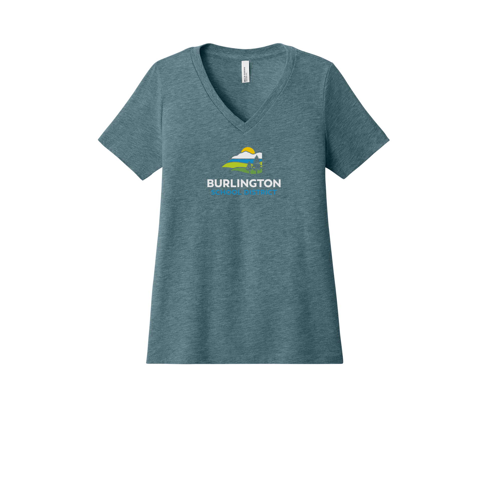 bsdvt-womens-relaxed-v-neck-tee-dtf-front-6405CVC-heatherslate-flat-front