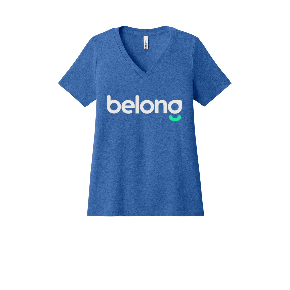 belonghome-womens-relaxed-v-neck-tee-dtf-front-6405CVC-heathertrueroyal-flat-front