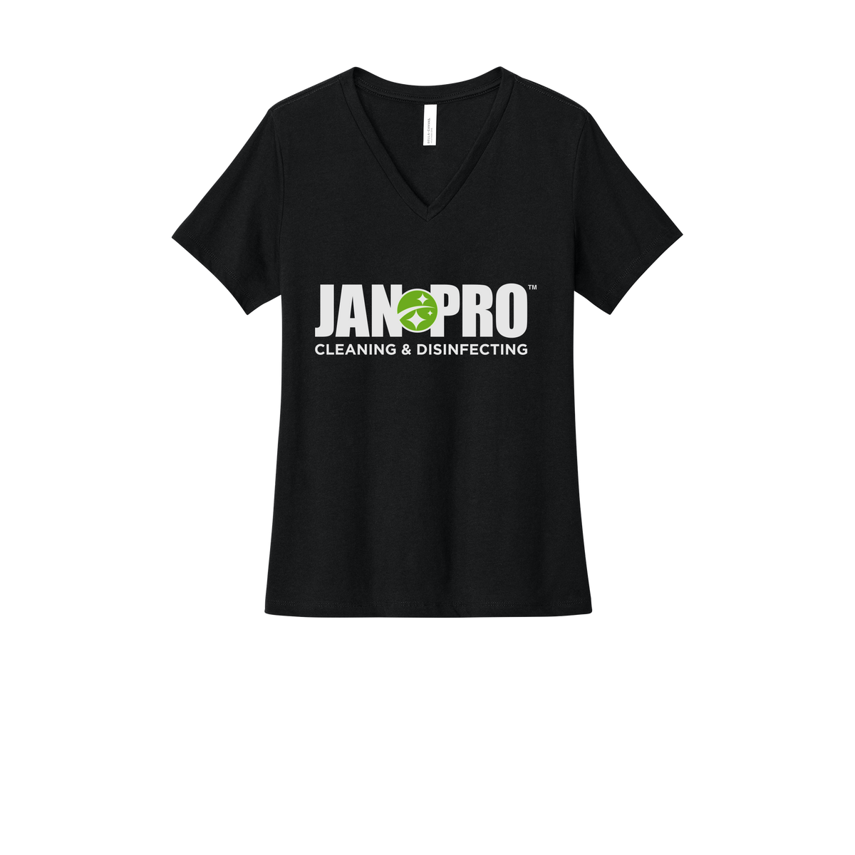 jan-pro-womens-relaxed-v-neck-tee-dtf-front-6405CVC-solidblackblend-flat-front