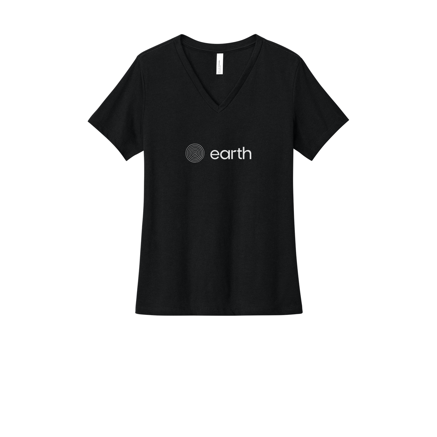 earthfuneral-womens-relaxed-v-neck-tee-dtf-front-6405CVC-solidblackblend-flat-front