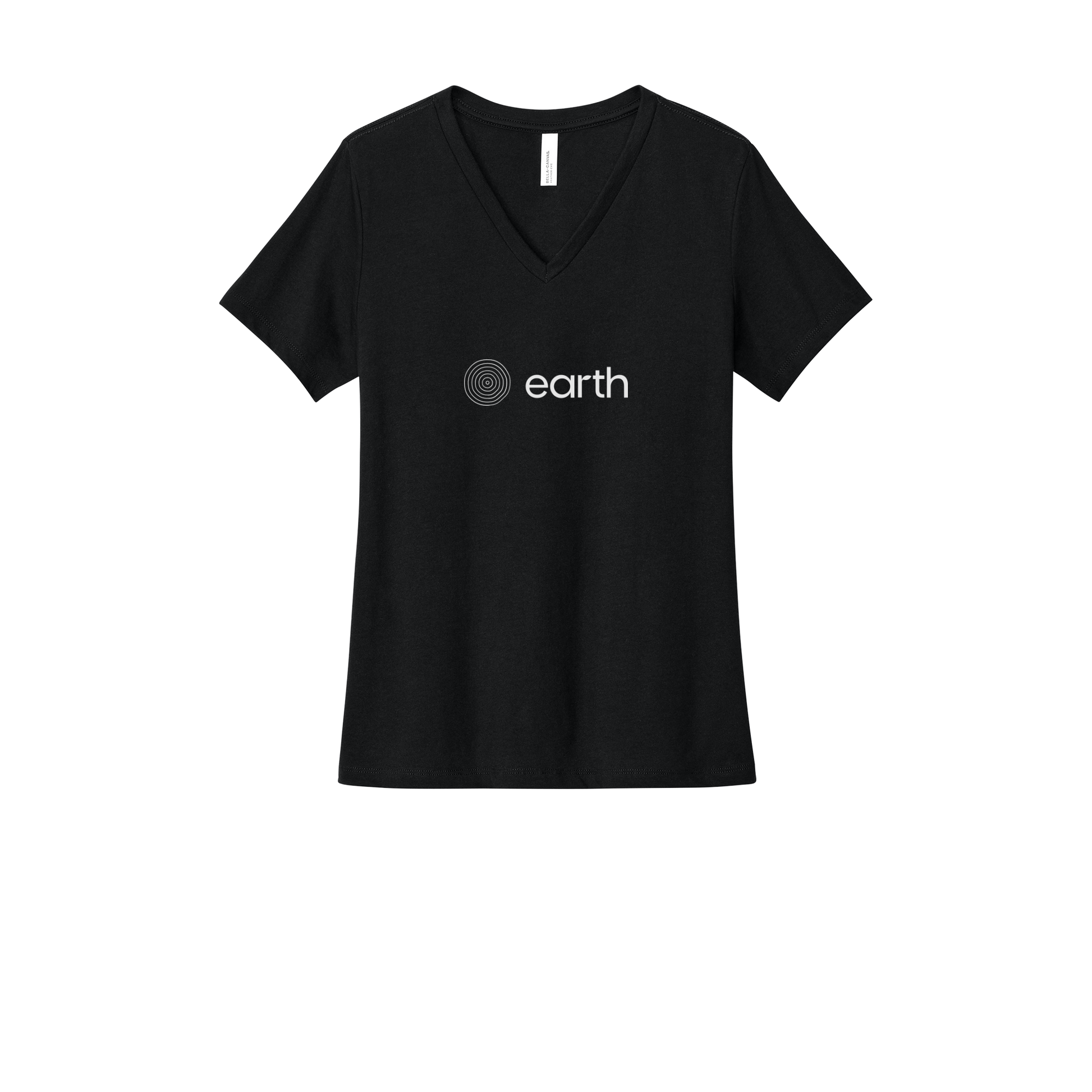 earthfuneral-womens-relaxed-v-neck-tee-dtf-front-6405CVC-solidblackblend-flat-front