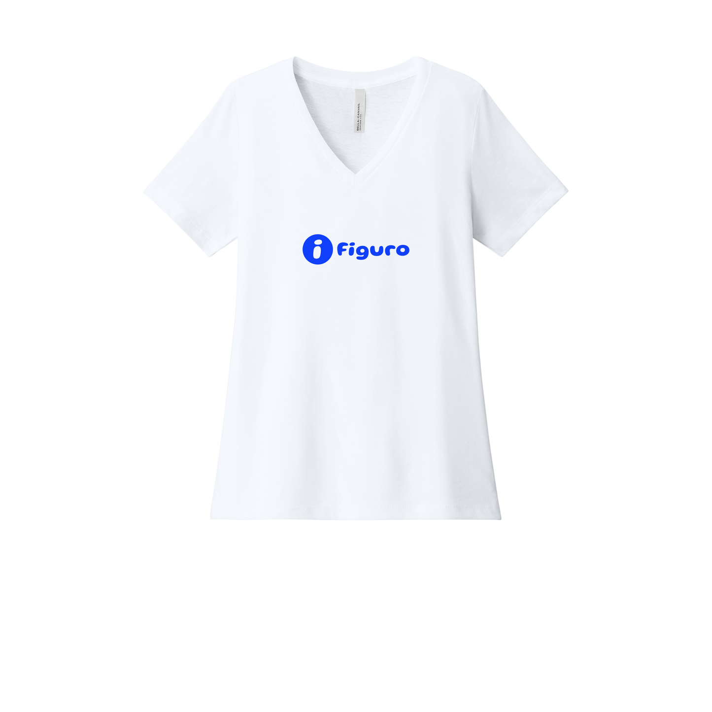 getfiguro-womens-relaxed-v-neck-tee-dtf-front-6405CVC-solidwhiteblend-flat-front