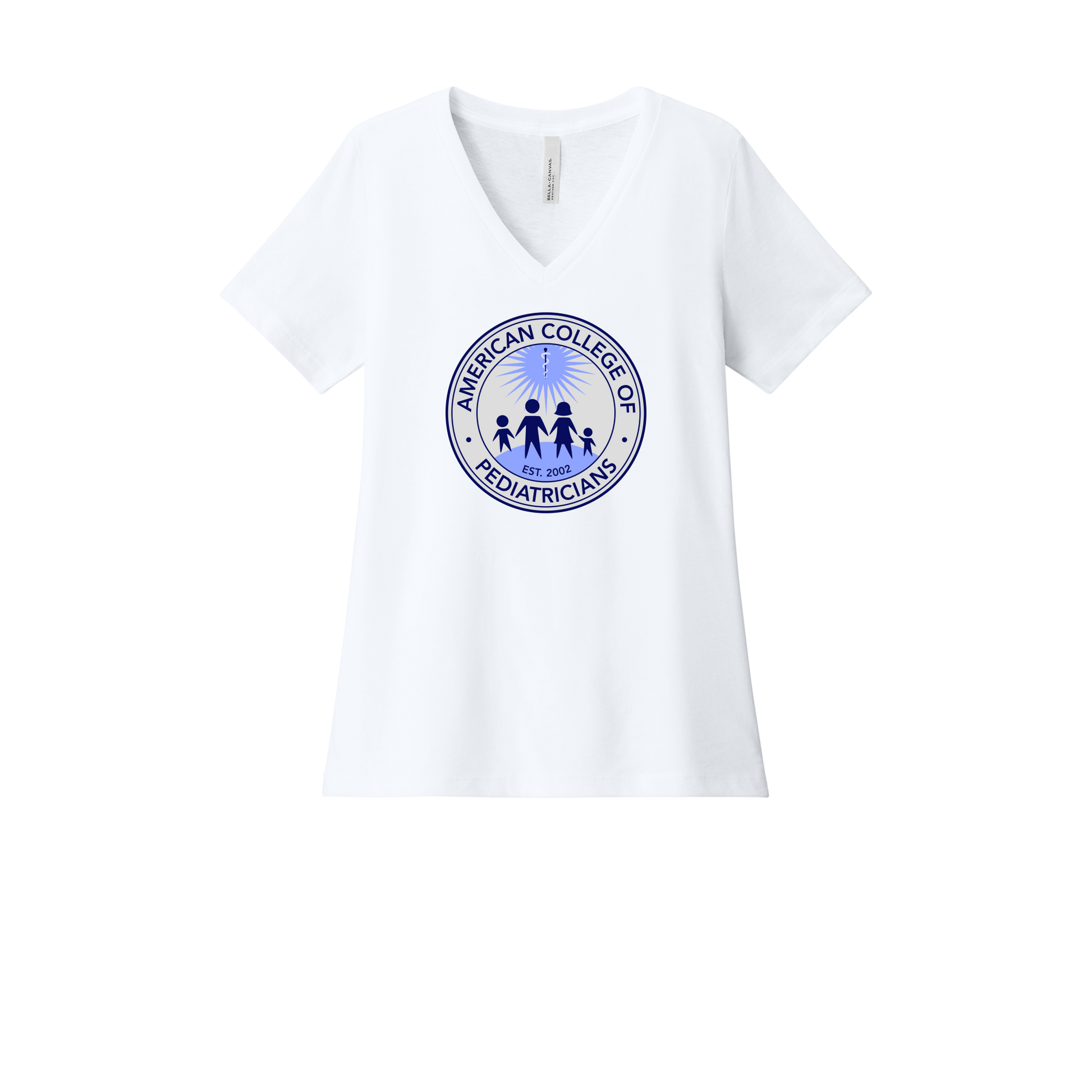 acpeds-womens-relaxed-v-neck-tee-dtf-front-6405CVC-solidwhiteblend-flat-front