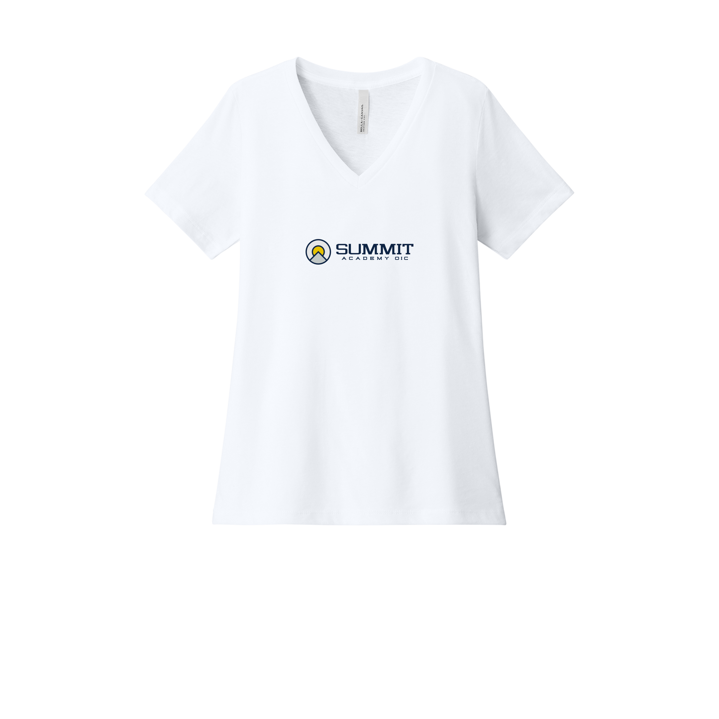 saoic-womens-relaxed-v-neck-tee-dtf-front-6405CVC-solidwhiteblend-flat-front