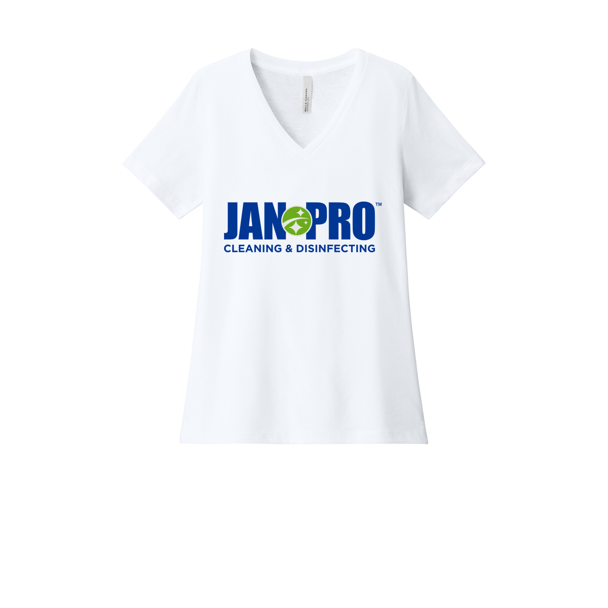 jan-pro-womens-relaxed-v-neck-tee-dtf-front-6405CVC-solidwhiteblend-flat-front