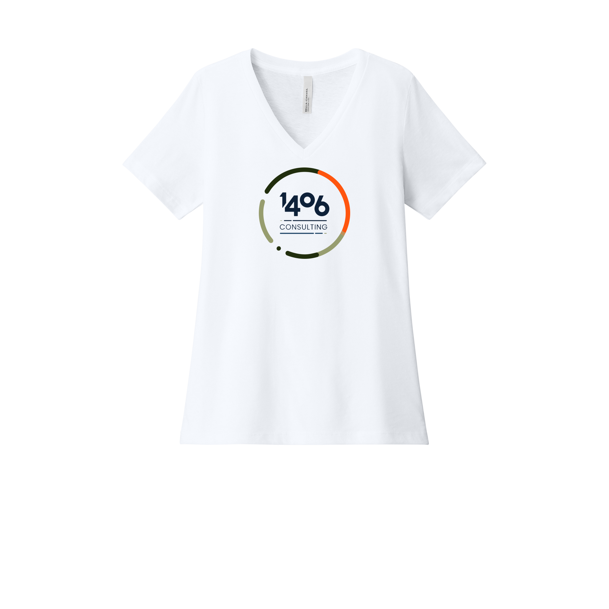 1406consulting-womens-relaxed-v-neck-tee-dtf-front-6405CVC-solidwhiteblend-flat-front