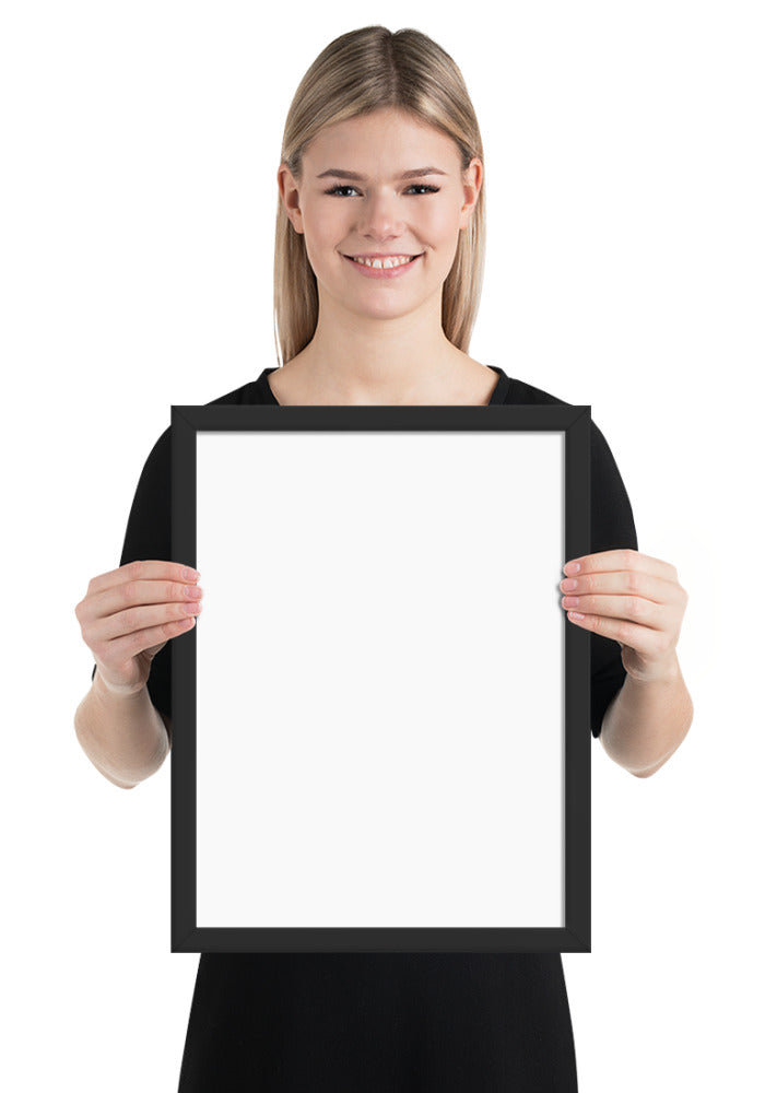 Premium Luster Photo Paper Framed Poster (in)