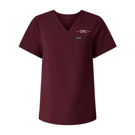 Women's Rhena Essential 1-Pocket Scrub V-Neck Top
