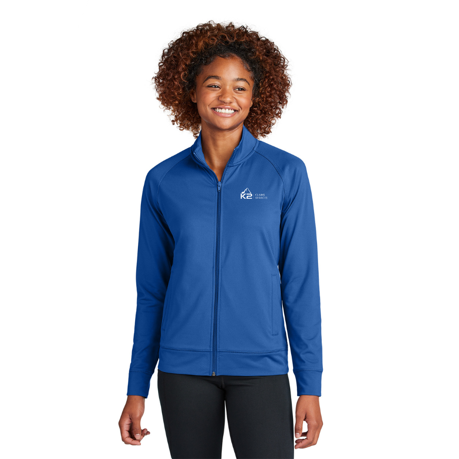 K2 Claims Sport-Tek® Women's Sport-Wick® Stretch Full-Zip Cadet Jacket