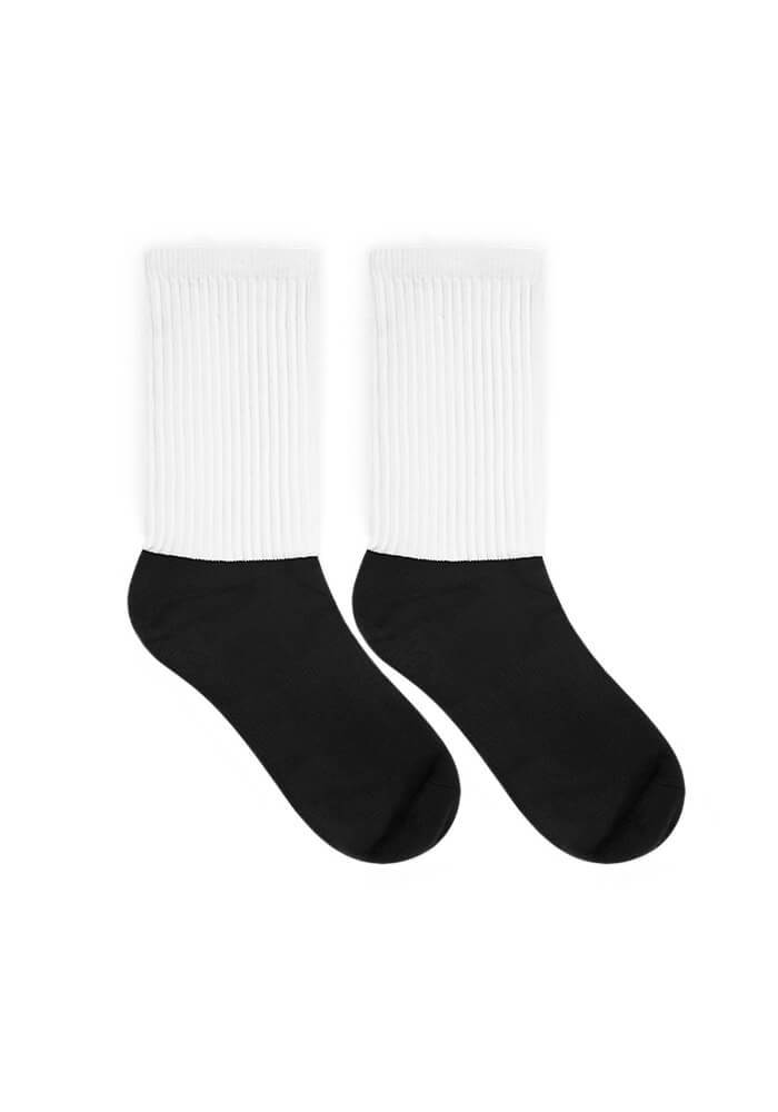 Black Foot Sublimated Socks