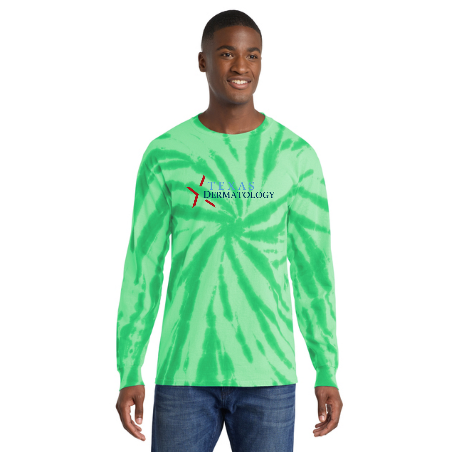 Port & Company® Tie-Dye Long Sleeve Tee