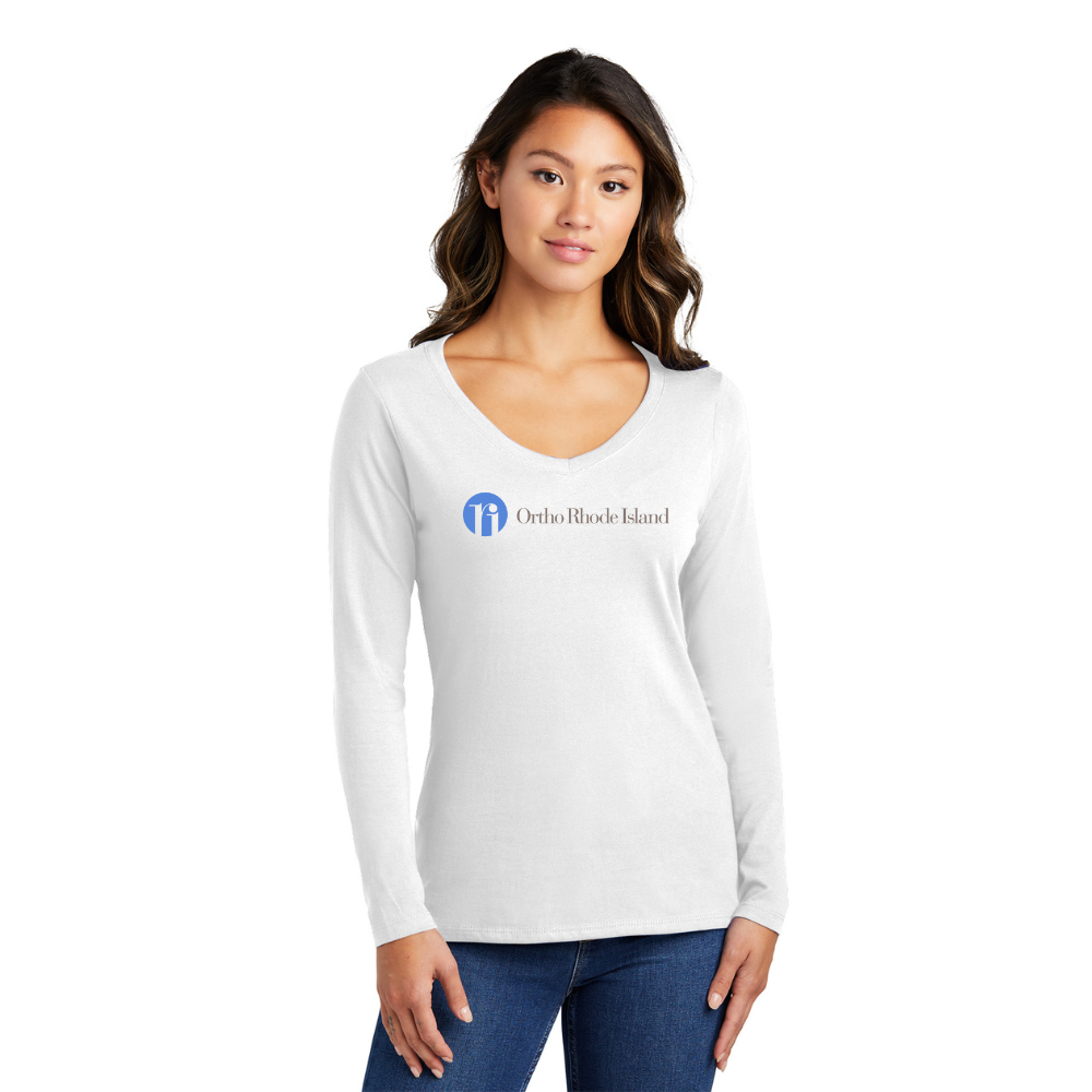 Women's Long Sleeve V-Neck Tee