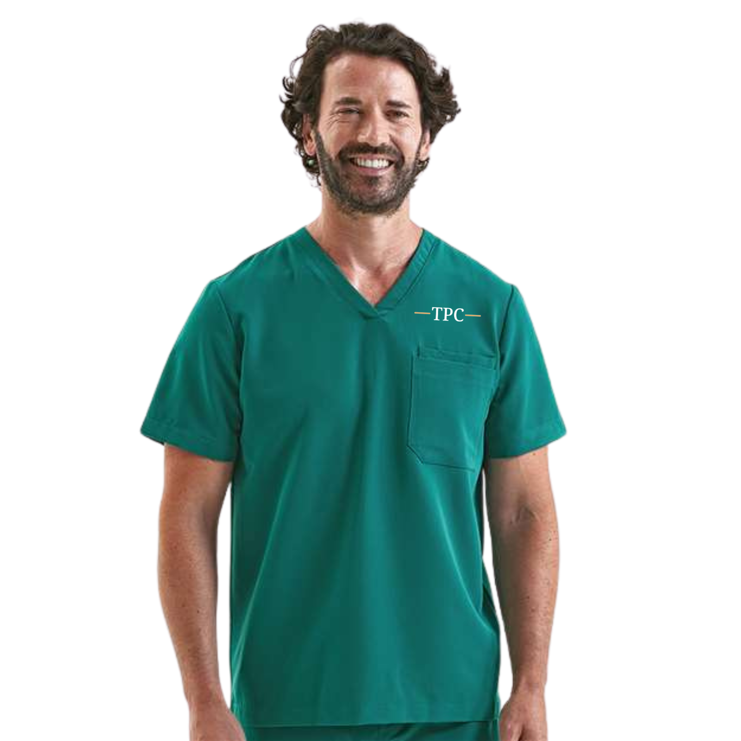 Men's Limitless V-Neck Stretch Scrub Top