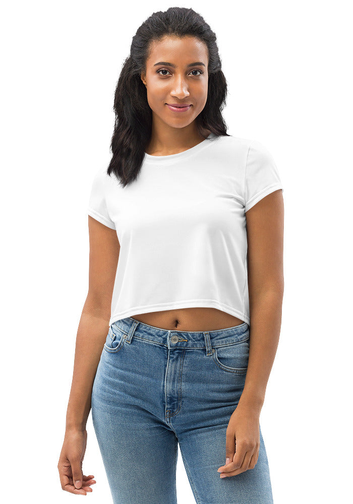 All-Over Print Crop Tee