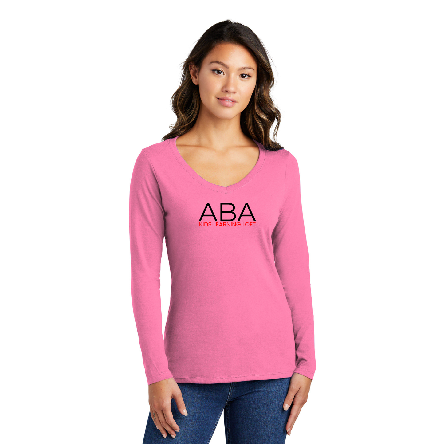 Women's Long Sleeve V-Neck Tee