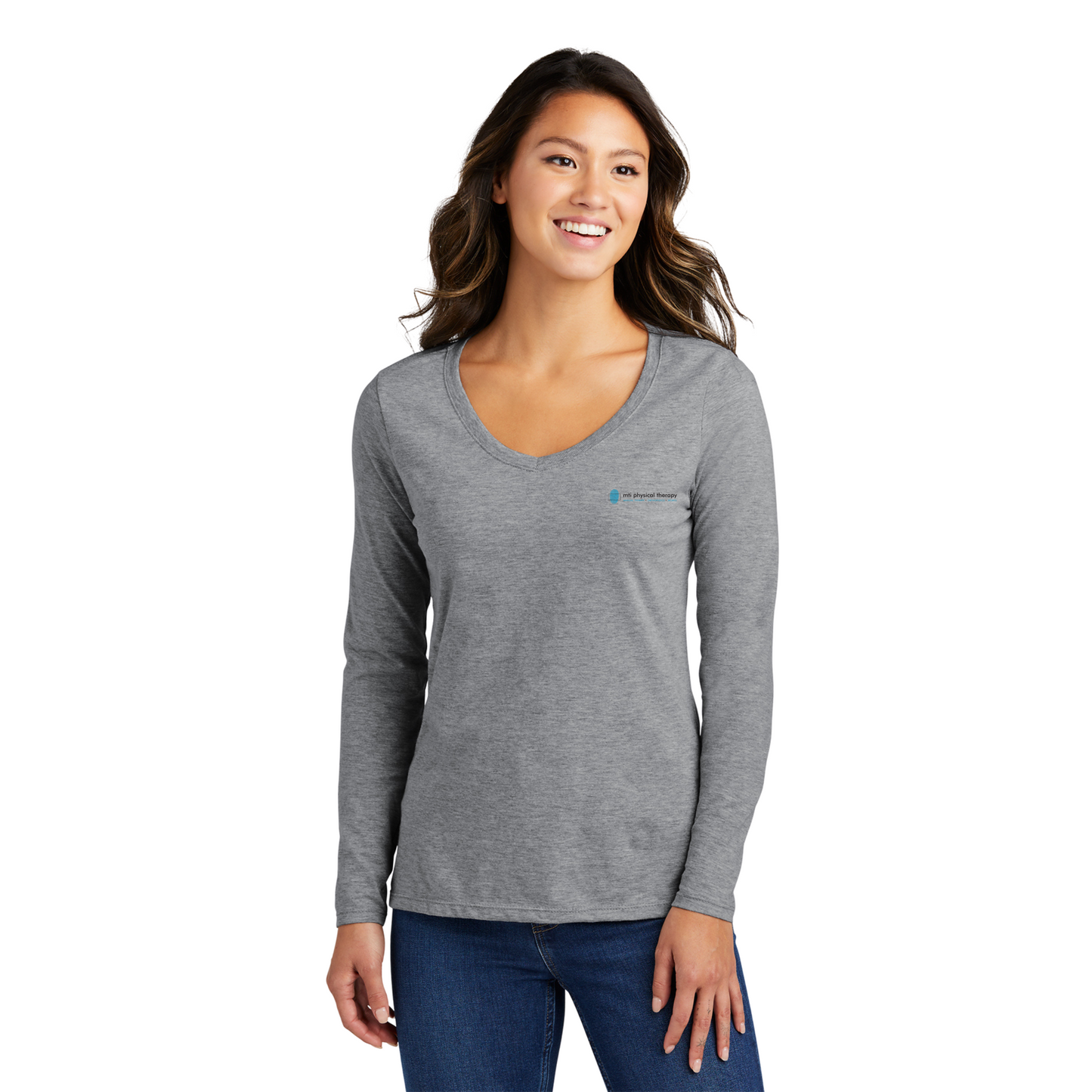 Women's Long Sleeve V-Neck Tee