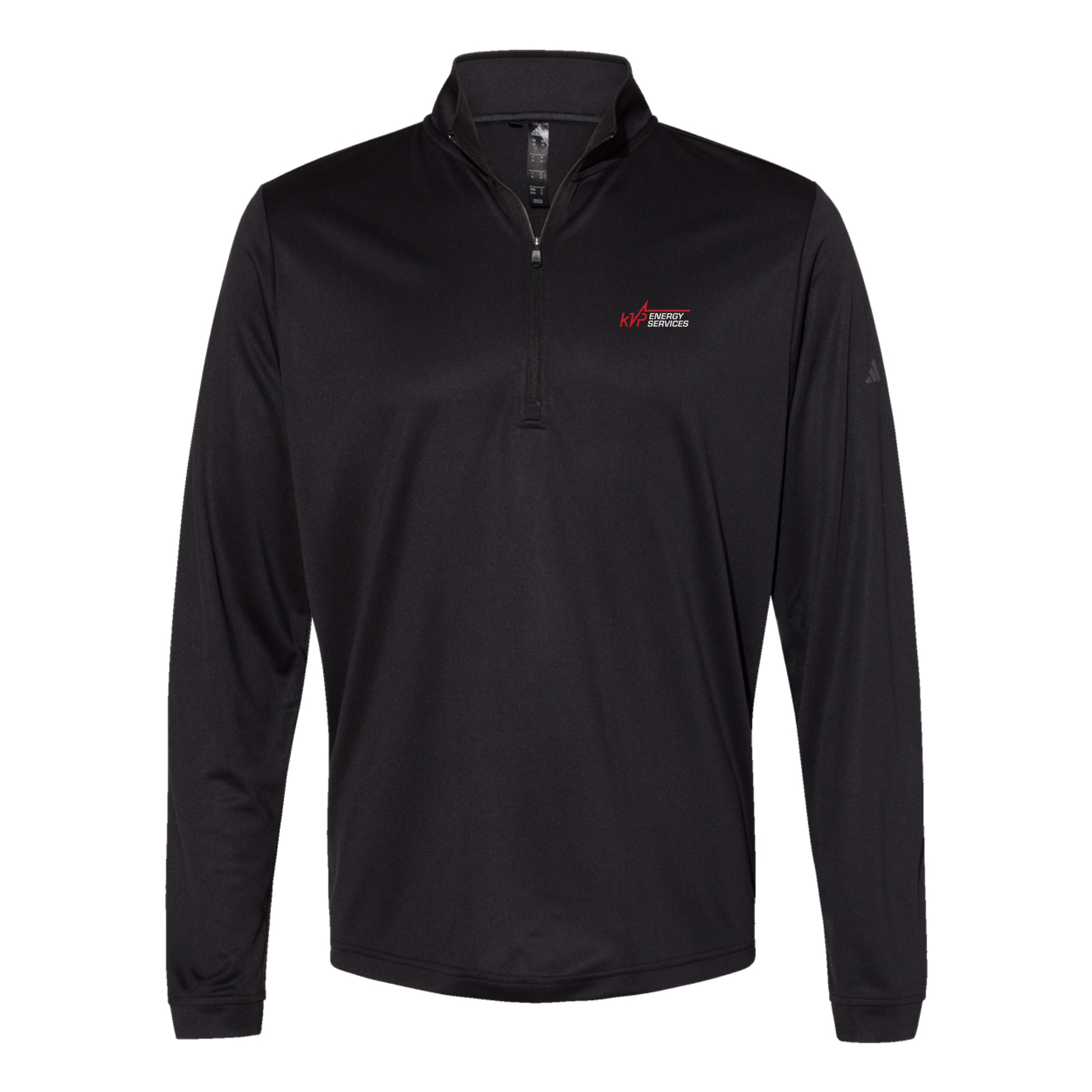 kvpenergy-adidas-quarter-zip-embroidery-leftchest-A401-black-flat-front