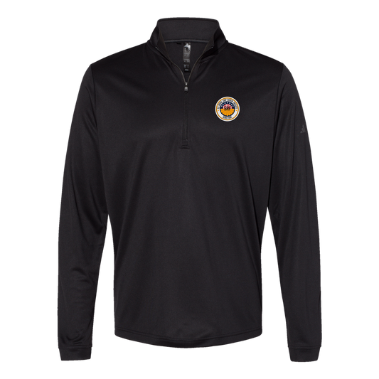 srf-jrmc-adidas-quarter-zip-embroidery-leftchest-A401-black-flat-front