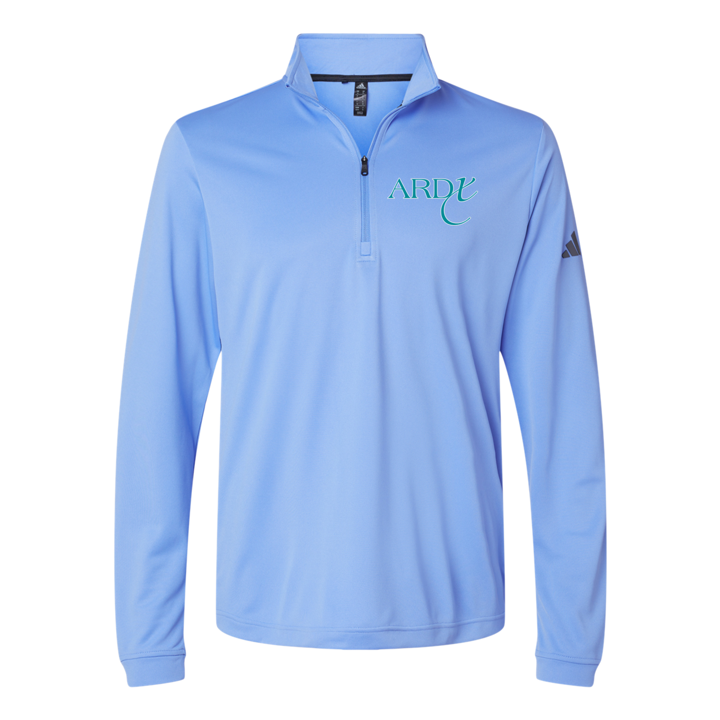 ardx-adidas-quarter-zip-embroidery-leftchest-A401-bluefusion-flat-front
