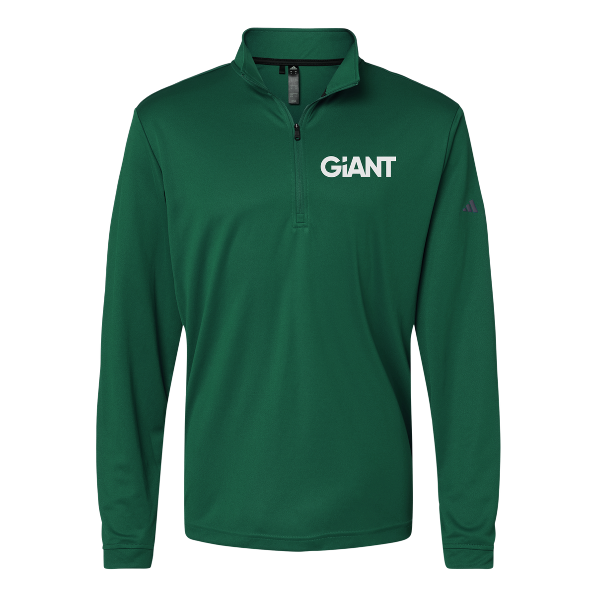 giantworldwide-adidas-quarter-zip-embroidery-leftchest-A401-collegiategreen-flat-front