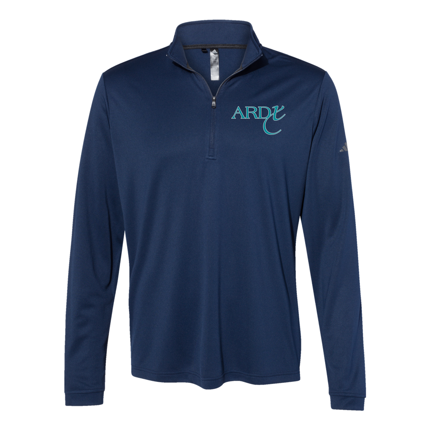 ardx-adidas-quarter-zip-embroidery-leftchest-A401-collegiatenavy-flat-front